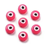 Opaque Printed Acrylic Beads