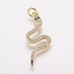 Brass Cubic Zirconia Pendants
