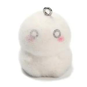 Halloween Flocky Opaque Resin Pendants