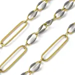 304 Stainless Steel Enamel Figaro Chains
