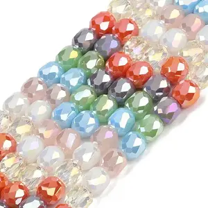 Electroplate Glass Beads Strands