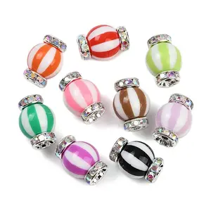 Resin Rhinestone Beads