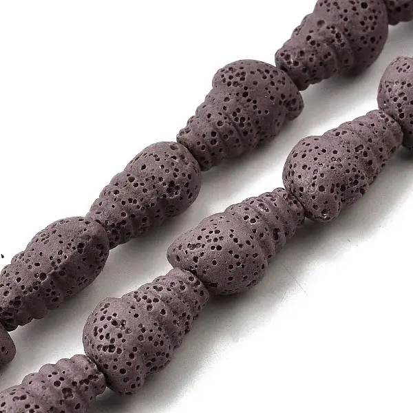 Dyed Natural Lava Rock Beads Strands