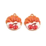 Baking Paint Zinc Alloy Pendants