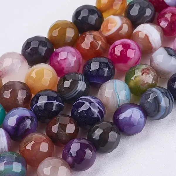 Natural Agate Beads Strands