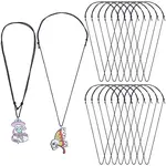 50Pcs Adjustable Waxed Cotton Cord Necklace Making