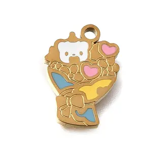 304 Stainless Steel Enamel Pendants