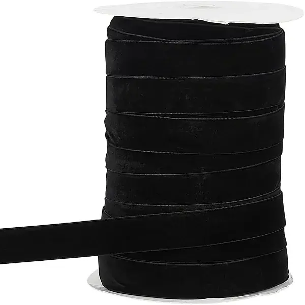 80 Yards Single Face Flat Velvet Ribbon