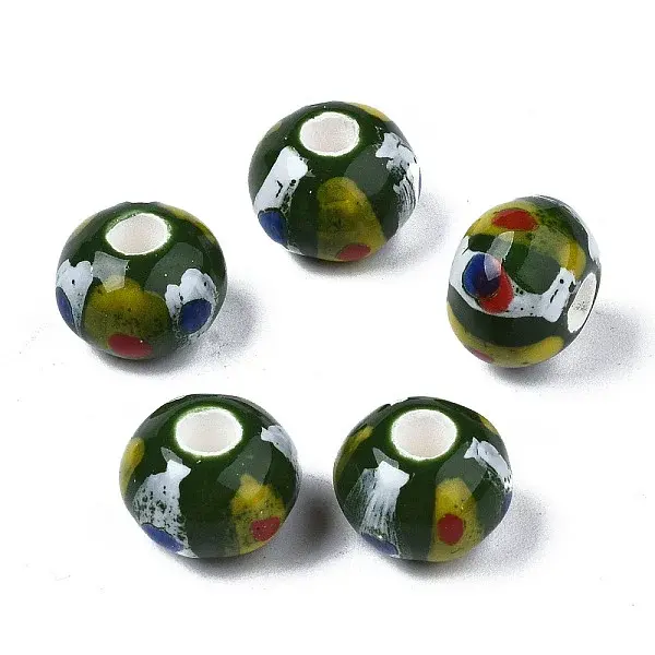 Handmade Porcelain European Beads