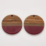Resin & Walnut Wood Pendants