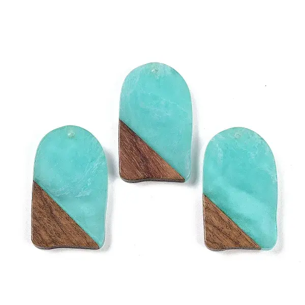 Resin & Wood Pendants