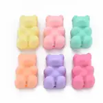 Opaque Spray Painted Acrylic Beads