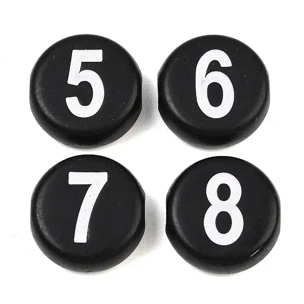 Opaque Acrylic European Beads