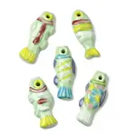 Hand-Painted Porcelain Big Pendants