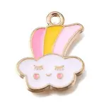 Alloy with Enamel Pendants
