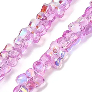 Transparent Glass Beads Strands