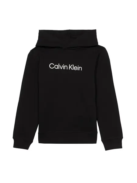 Calvin Klein Jeans Mikina  čierna / biela