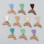 Resin & Walnut Wood Pendants