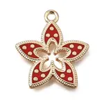 Alloy with Enamel Pendants