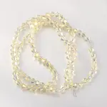 Electroplate Faceted Bicone Glass Beads Strands