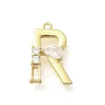 Brass Micro Pave Cubic Zirconia Pendants