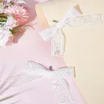 2Pcs Cloth Lace Bowknot Pendant Decorations