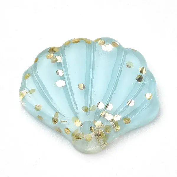 Resin Paillette Pendants