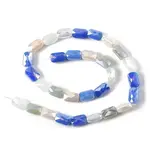 2 Strands Electroplate Glass Beads Strands