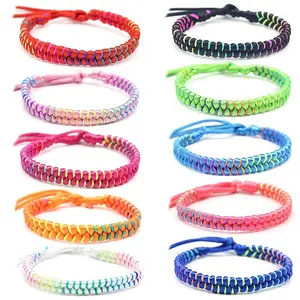 Polyester Braided Woven Cord Bracelet
