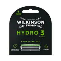 Wilkinson Sword Náhradní hlavice Hydro 3 Black Edition 4 ks
