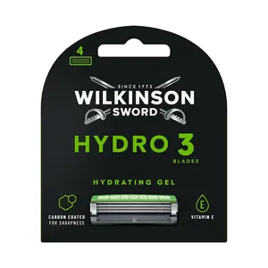 Wilkinson Sword Náhradní hlavice Hydro 3 Black Edition 4 ks