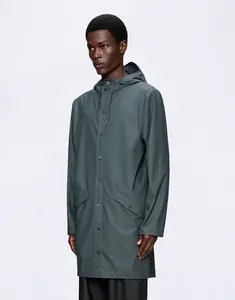 Rains Long Jacket 153 Dark Grey L