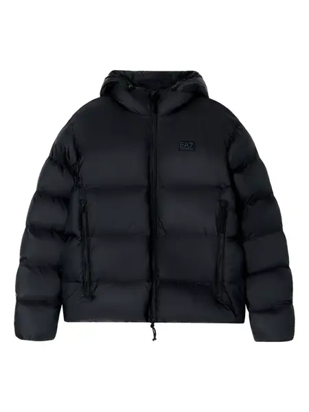 EA7 Emporio Armani Zimná bunda  čierna