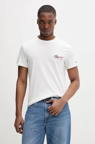 Tommy Jeans tričko pánské bavlněné