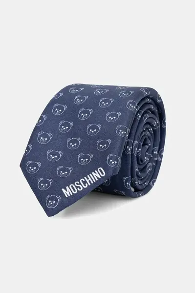 Moschino kravata pánská hedvábná