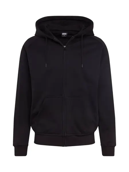 Urban Classics Tepláková bunda  čierna