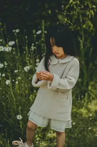 Donsje Dětský bavlněný svetr Donsje Stella Sweater