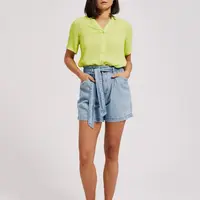 Dámské džínové šortky MOODO - světle modrá