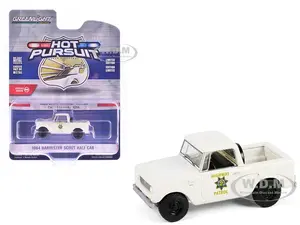 1964 Harvester Scout Half Cab Pickup Truck "California Highway Patrol" Beige "Hot Pursuit" Series 46 1/64 Diecast Model Car by Greenlight