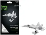 Model Kit Lockheed Martin F-22 Raptor Stealth Aircraft (Moderate Difficulty) Steel Model by Metal Earth