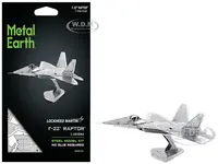 Model Kit Lockheed Martin F-22 Raptor Stealth Aircraft (Moderate Difficulty) Steel Model by Metal Earth