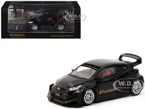 Toyota Pandem GR Yaris RHD (Right Hand Drive) Black "Road64" Series 1/64 Diecast Model Car by Tarmac Works