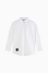 Dětská bavlněná košile Patrizia Pepe A095