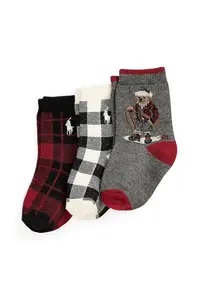 Dětské ponožky Polo Ralph Lauren 3-pack