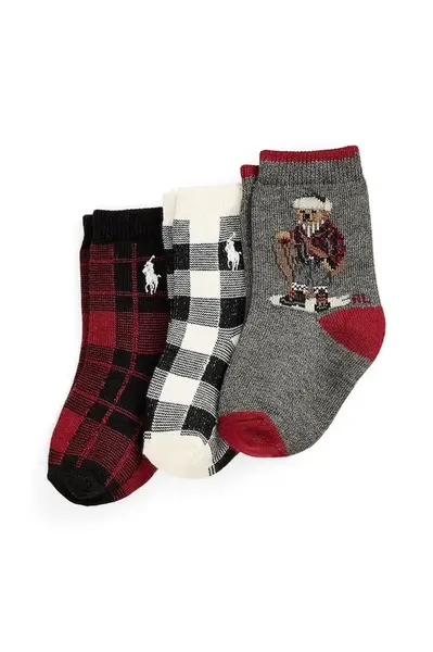 Dětské ponožky Polo Ralph Lauren 3-pack