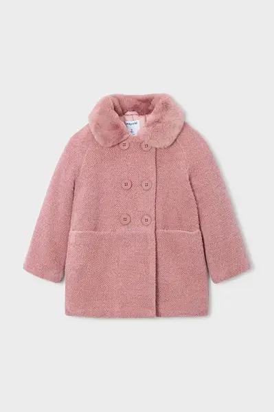 Dětský kabát Mayoral růžová barva, 4438