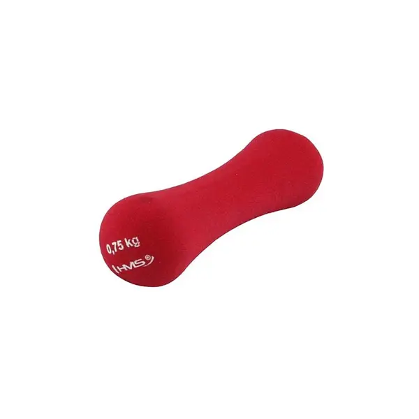 HMS Liatinová činka pokrytá neoprénom 0,75 kg