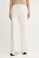 Tepláky Guess PEONY dámské, béžová barva, V5YB19 KBSL2