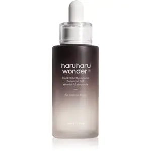 Haruharu Wonder Black Rice Hyaluronic Botanical 2GF Wonderful Ampoule protivráskové a hydratační sérum se zklidňujícím účinkem 30 ml
