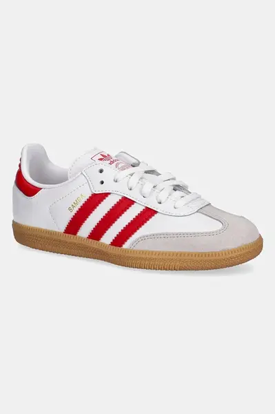 Dětské tenisky adidas Originals SAMBA OG bílá barva, JQ2829